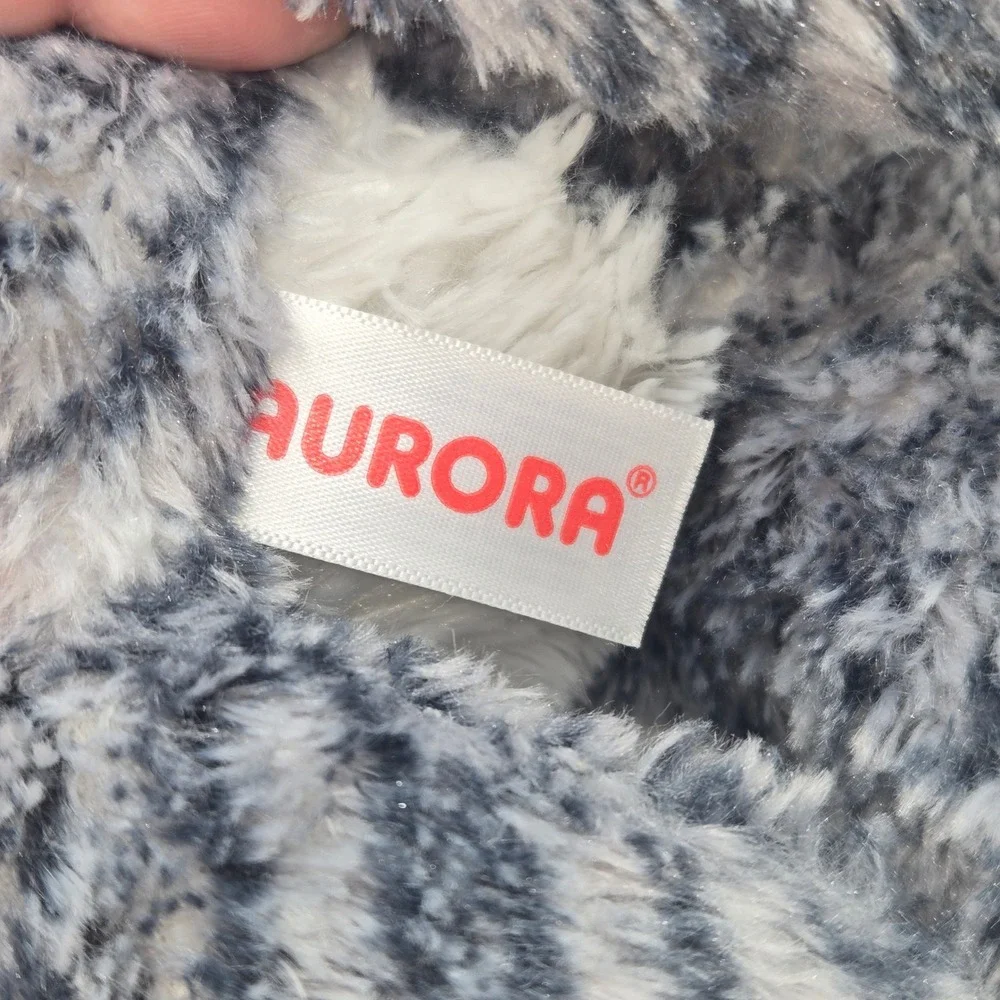 Aurora Grey Tabby Cat‎ Plush Stuffed Animal White Striped Kitten 2015